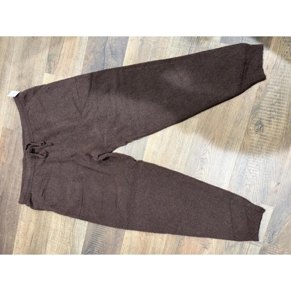 Auden Women's Brown Knit Sweater Joggers 2X
